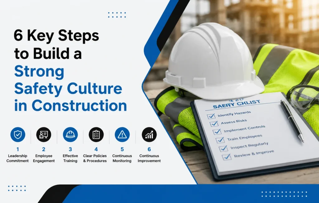 6 Key Steps to Build a Strong Safety Culture in Construction