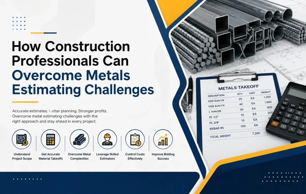 How Construction Professionals Can Overcome Metals Estimating Challenges?