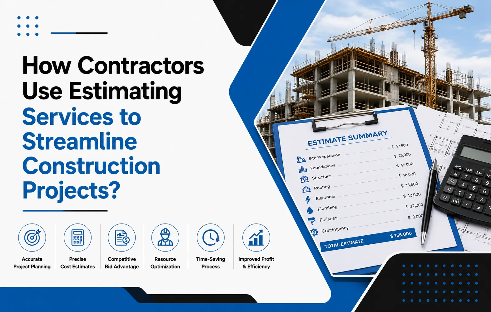 How Contractors Use Estimating Services to Streamline Construction Projects?