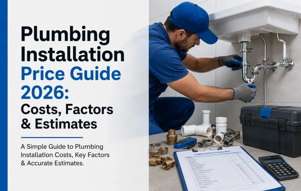 Plumbing Installation Price Guide 2026: Costs, Factors & Estimates