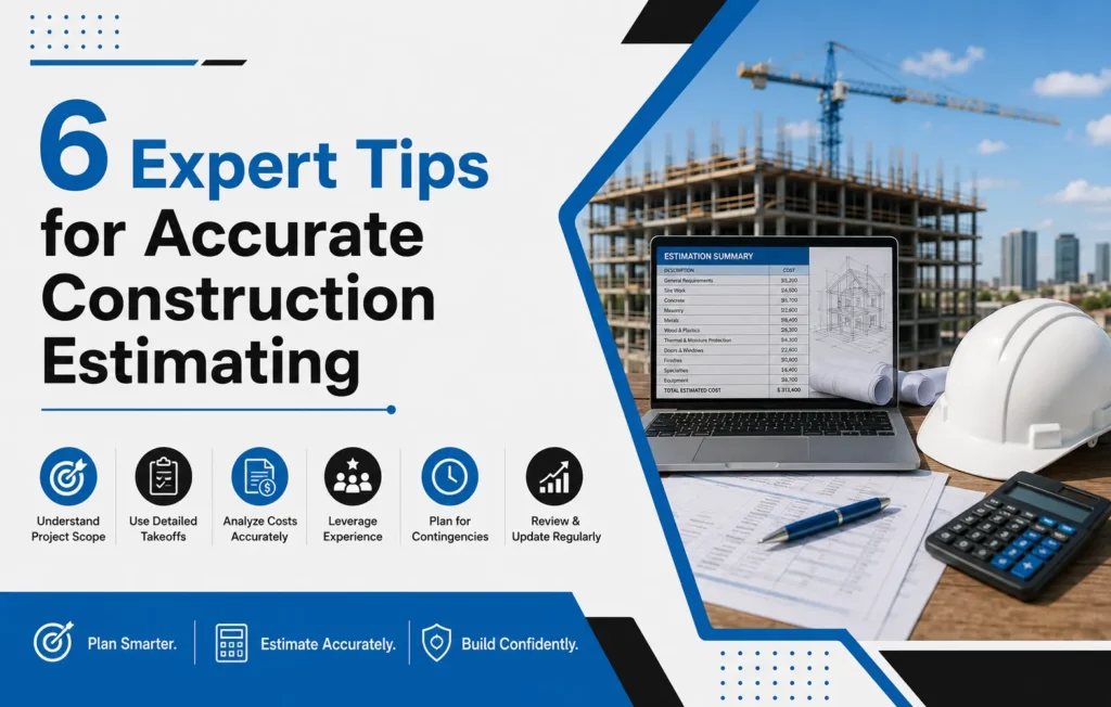 6 Expert Tips for Accurate Construction Estimating