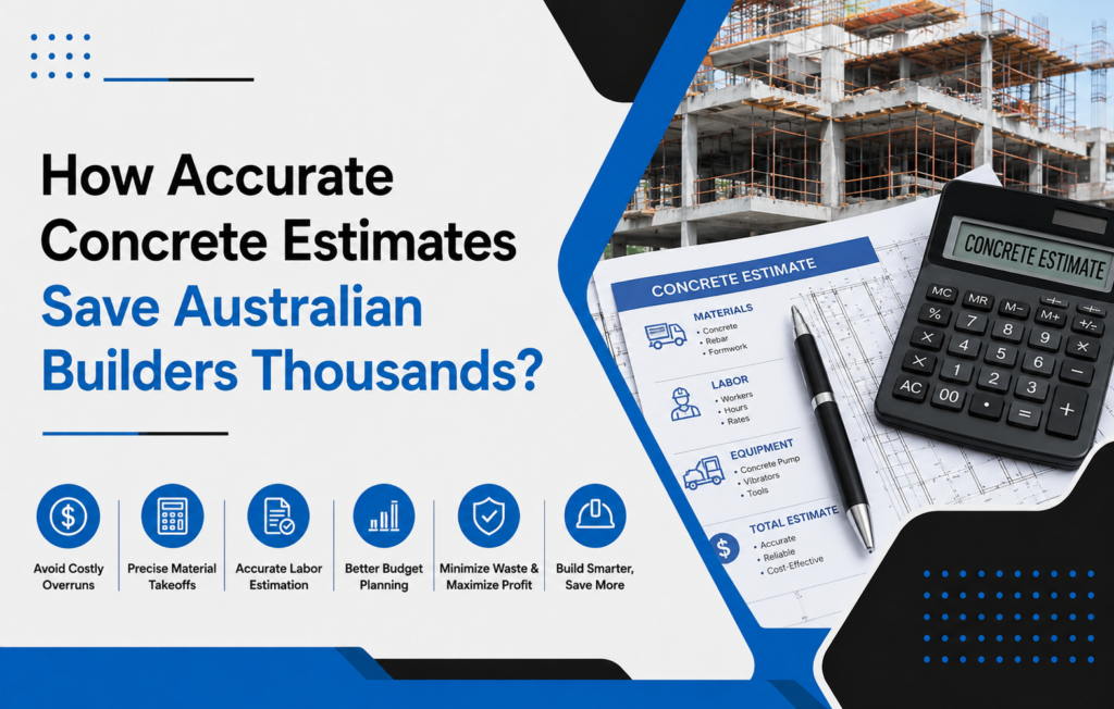 How Accurate Concrete Estimates Save Australian Builders Thousands?
