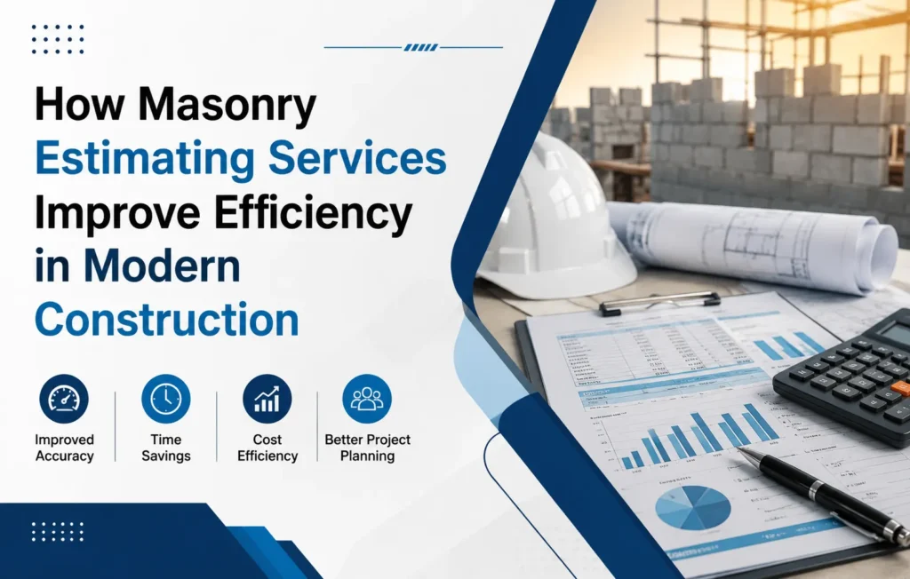 How Masonry Estimating Services Improve Efficiency in Modern Construction?