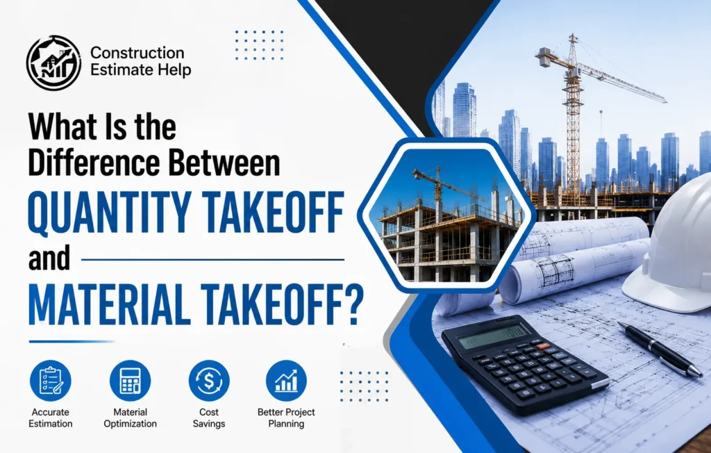 What Is the Difference Between Quantity Takeoff and Material Takeoff?