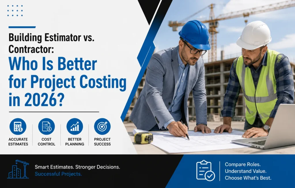 Building Estimator vs. Contractor: Who Is Better for Project Costing in 2026?