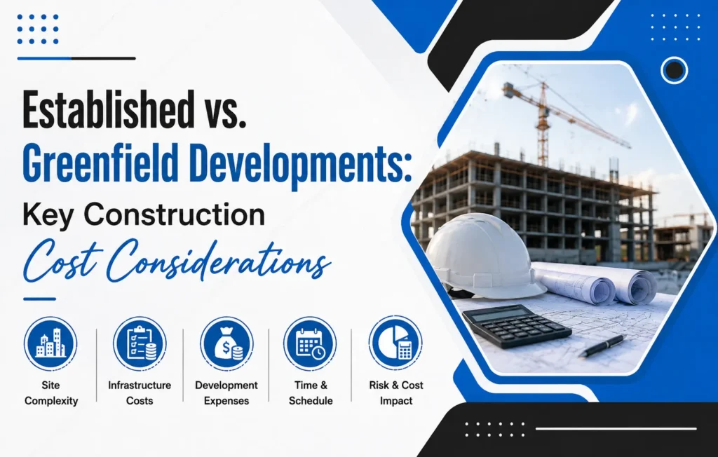 Established vs. Greenfield Developments: Key Construction Cost Considerations