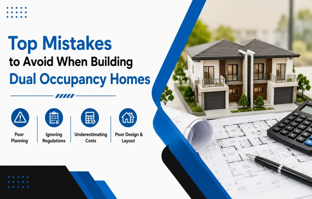 Top Mistakes to Avoid When Building Dual Occupancy Homes