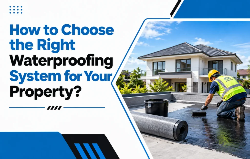 How to Choose the Right Waterproofing System for Your Property?
