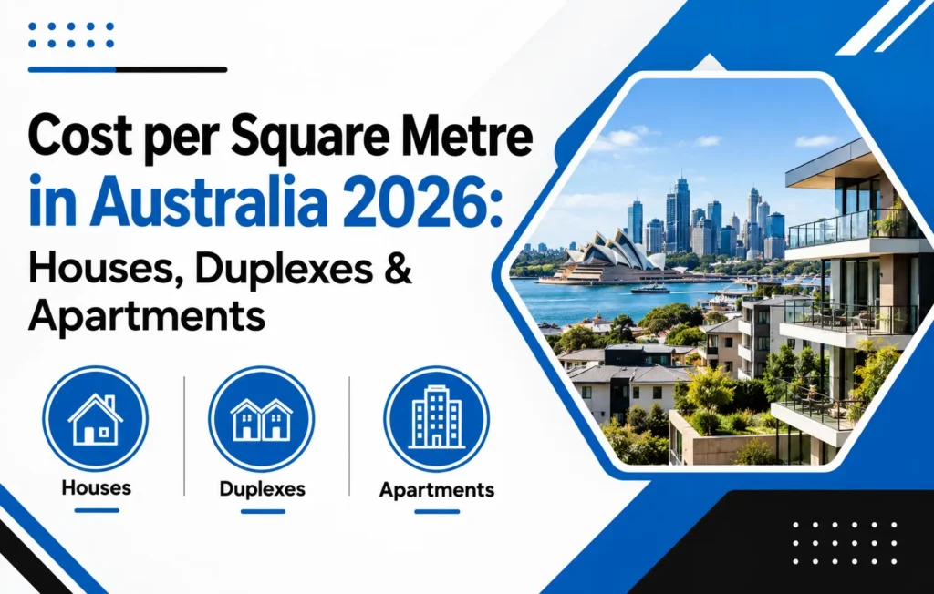 Cost per Square Metre in Australia 2026: Houses, Duplexes & Apartments