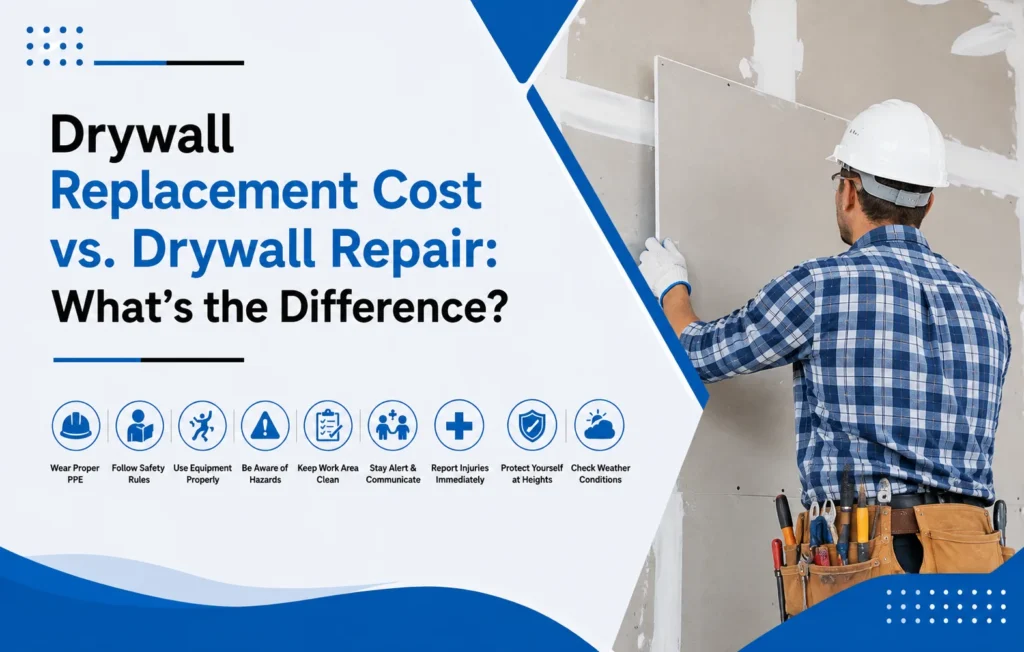 Drywall Replacement Cost vs. Drywall Repair: What’s the Difference?