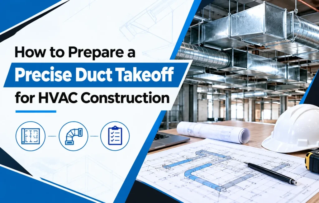 How to Prepare a Precise Duct Takeoff for HVAC Construction?