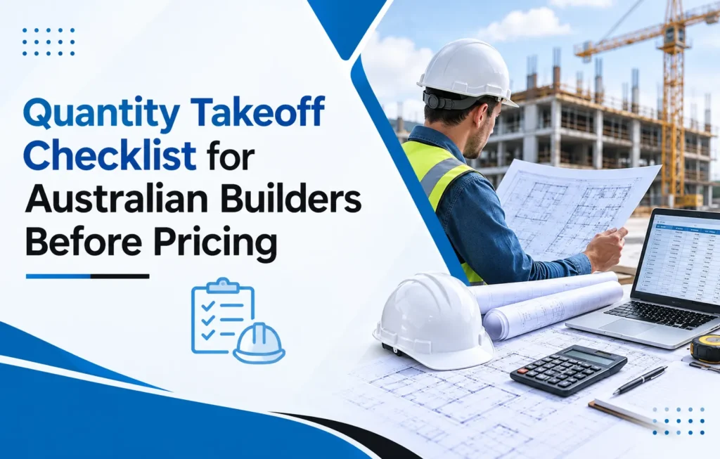 Quantity Takeoff Checklist for Australian Builders Before Pricing