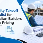 Quantity Takeoff Checklist
