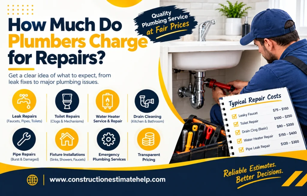 Construction Estimate Help provides reliable construction estimating services to calculate plumbing repair costs, labour expenses, and installation budgets, helping homeowners and contractors plan projects efficiently and control expenses.